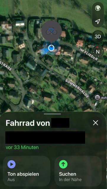 Premium Fahrradklingel mit verstecktem Tracker-Fach – Sicher & Unauffällig