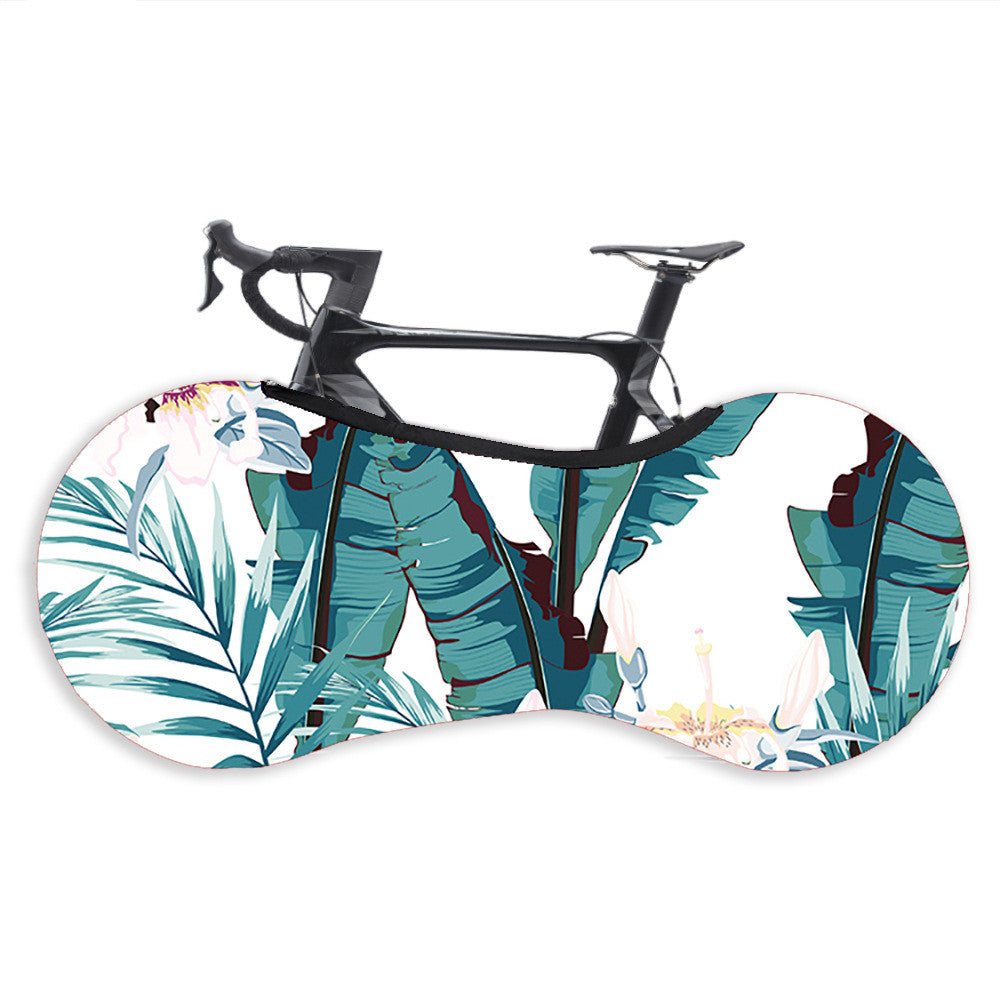 Halbabdeckende elastische Staubschutzhülle für das Fahrrad