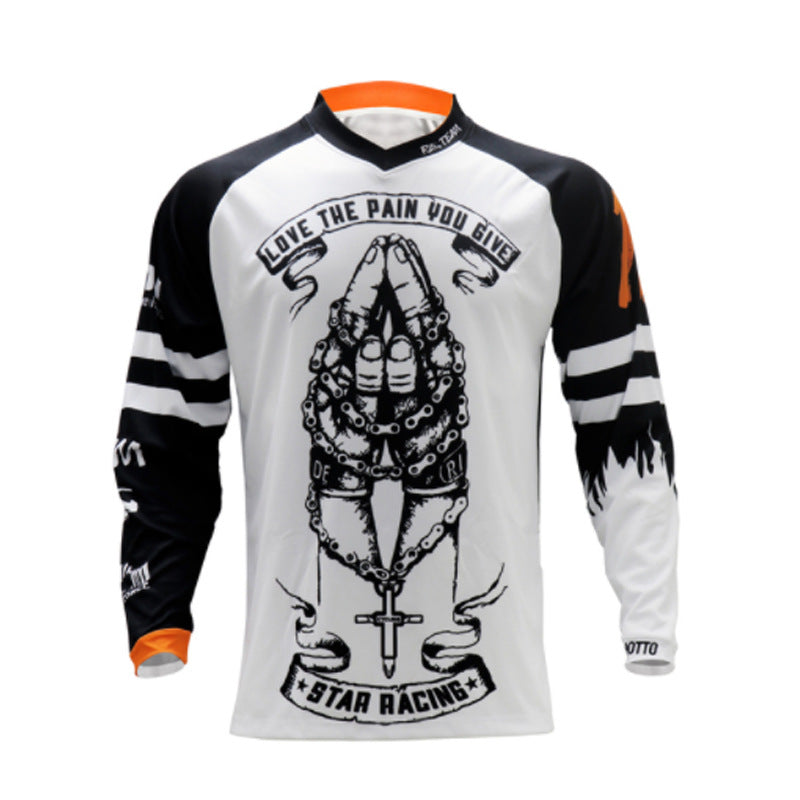 Langarm-Mountainbike-Trikot "Speed Surrender"