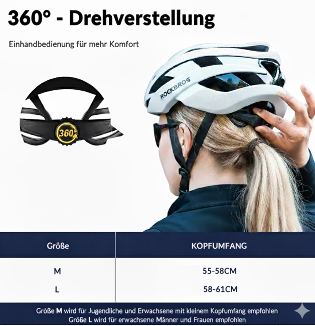 Fahrradhelm Sport – Ultraleichter Schutz für dynamische Radfahrer