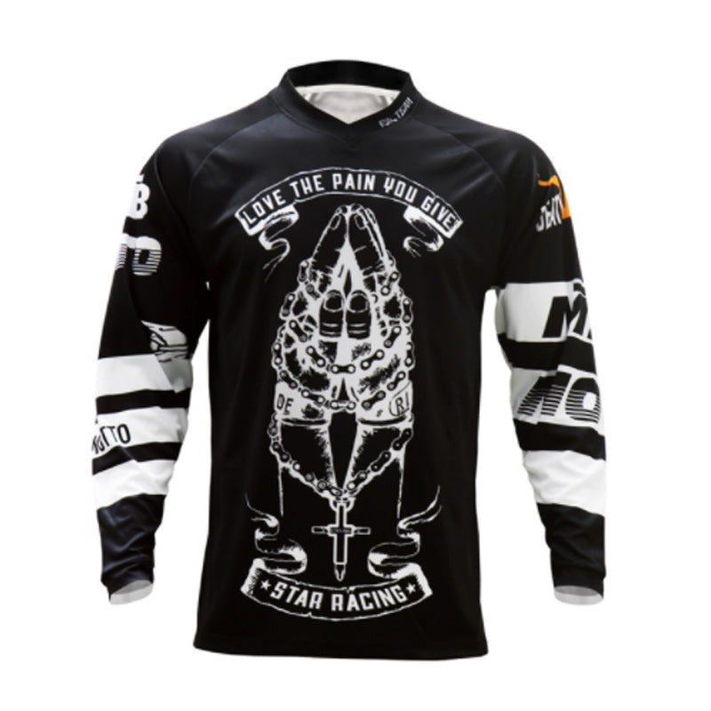Langarm-Mountainbike-Trikot "Speed Surrender"