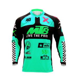 Langarm-Mountainbike-Trikot "Speed Surrender"